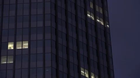The Moritz Wealth office at night