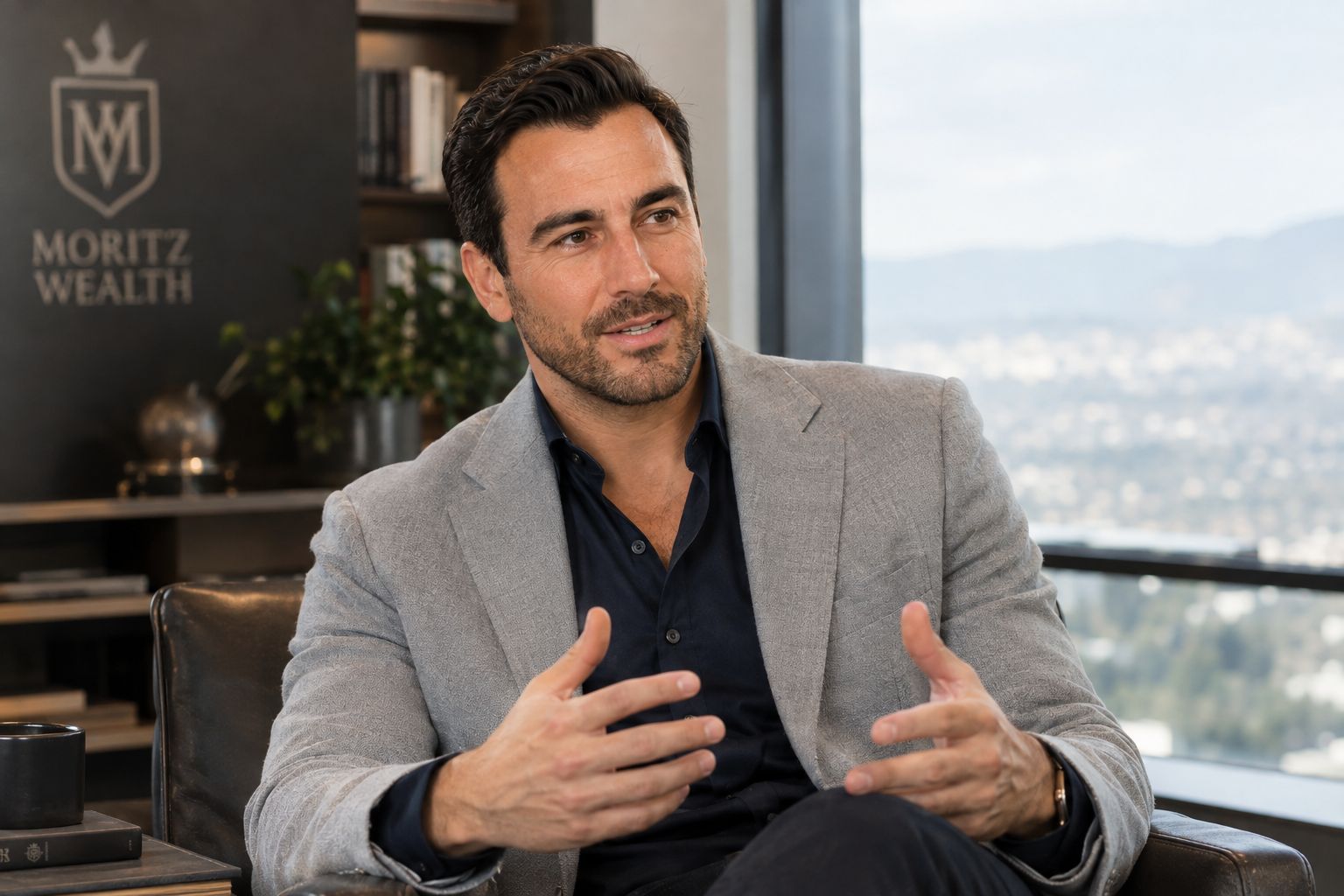 Jonathan Moritz, founder and lead advisor, in the office